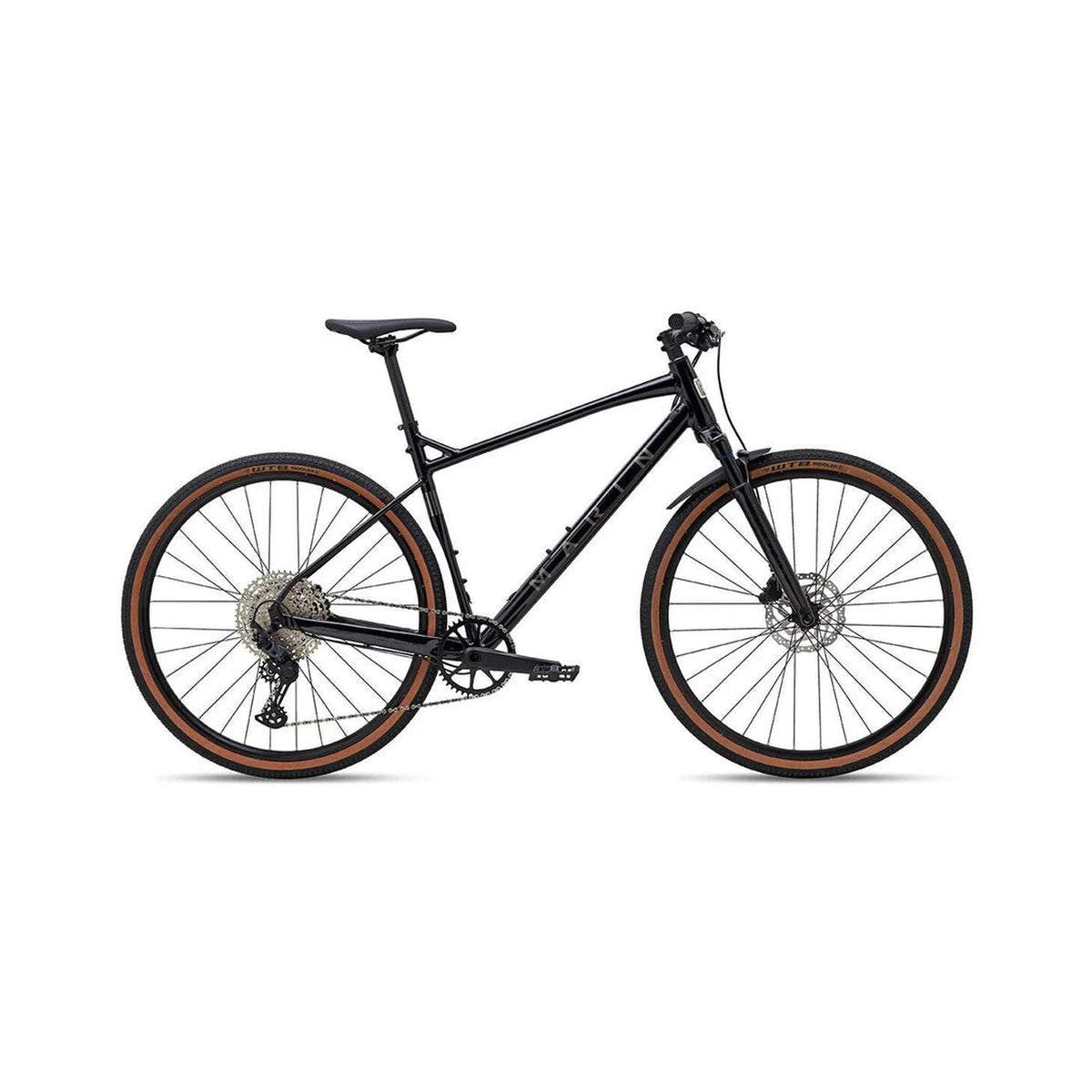 Marin DSX FS 700C Hybrid Bike (Black/Grey)