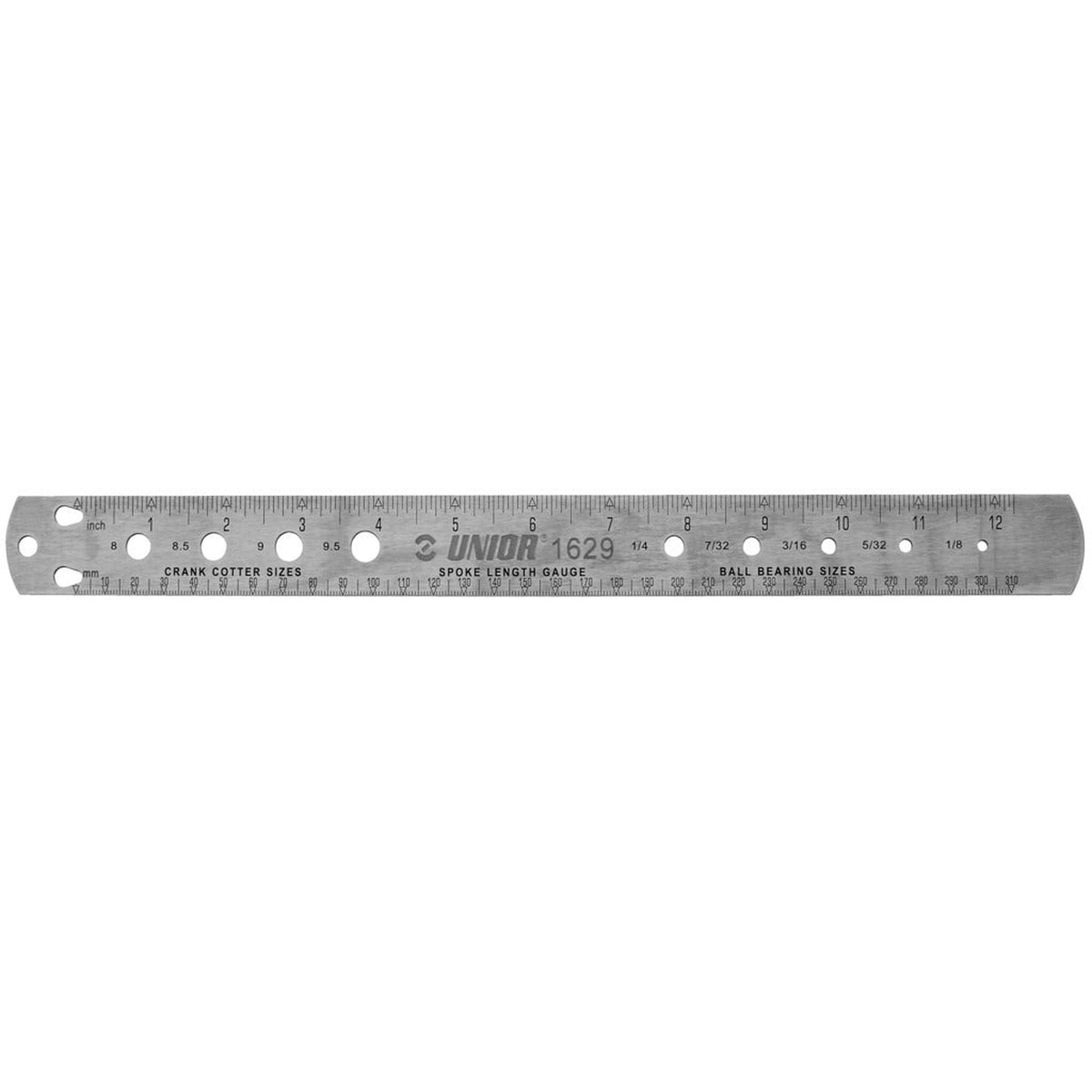 Unior Spoke, bearing and cotter gauge 357.5