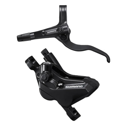 SHIMANO DISC BRAKE ASSEMBLED SET/J-kit,BL-MT401, BR-MT420, BLACK(BLACK LEVER), W/O ADAPTER, RESIN PAD(W/O FIN)