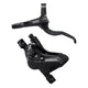 SHIMANO DISC BRAKE ASSEMBLED SET/J-kit,BL-MT401, BR-MT420, BLACK(BLACK LEVER), W/O ADAPTER, RESIN PAD(W/O FIN)