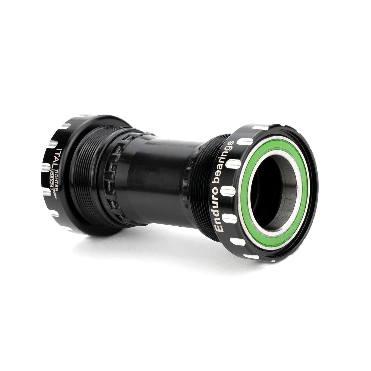 Enduro BKC-0811 - Italian Thread-In, Ceramic-Hybrid, XD15, Angular Contact, Bearing Bottom Bracket for Italian-threaded framesets and Shimano 24mm Cranksets