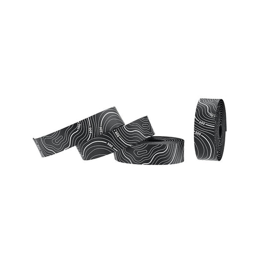 Ciclovation Bartape Advanced Bar Tape with Leather Touch, Minimalism TOPO / Snow White