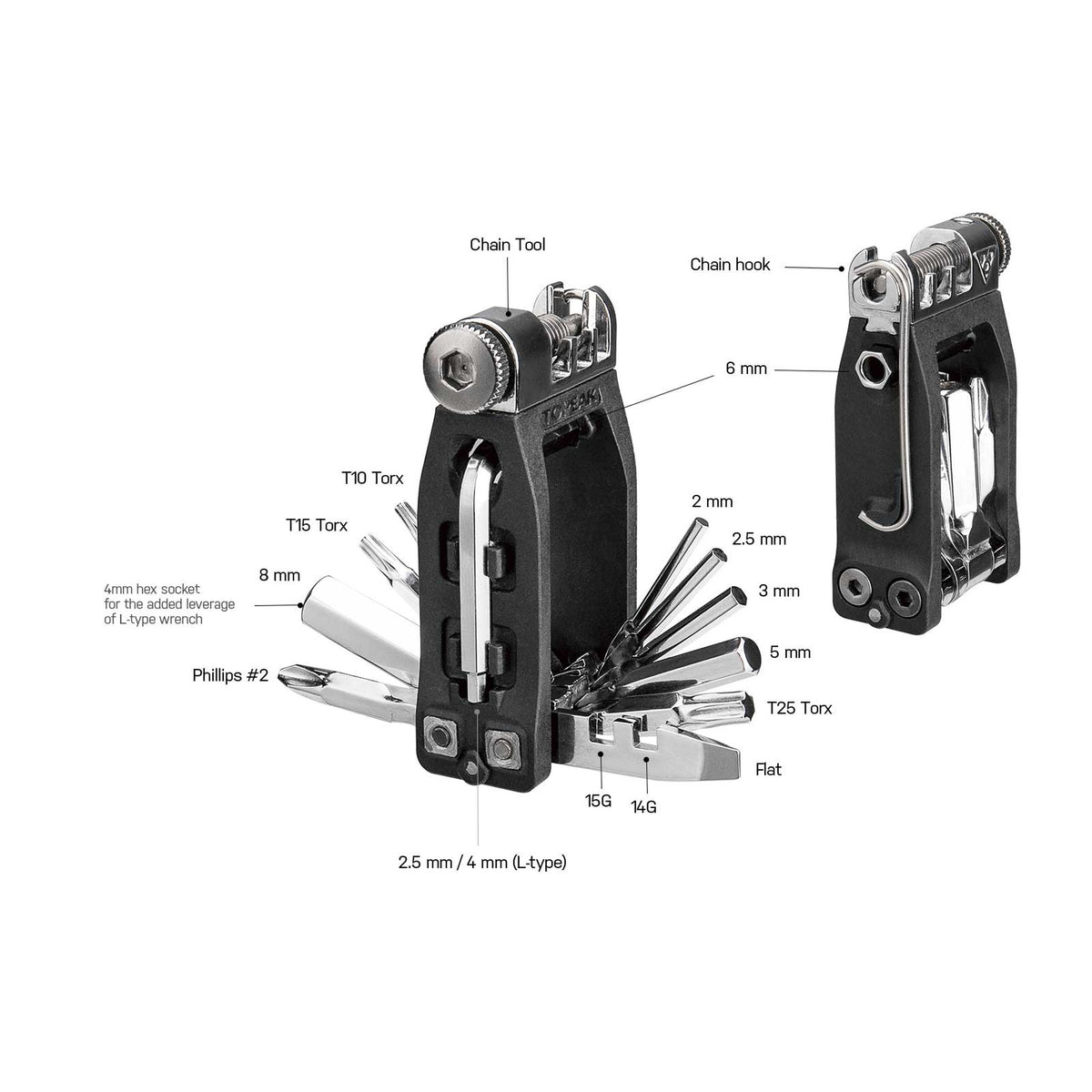 Topeak Ninja 16+ Mini Function Tool