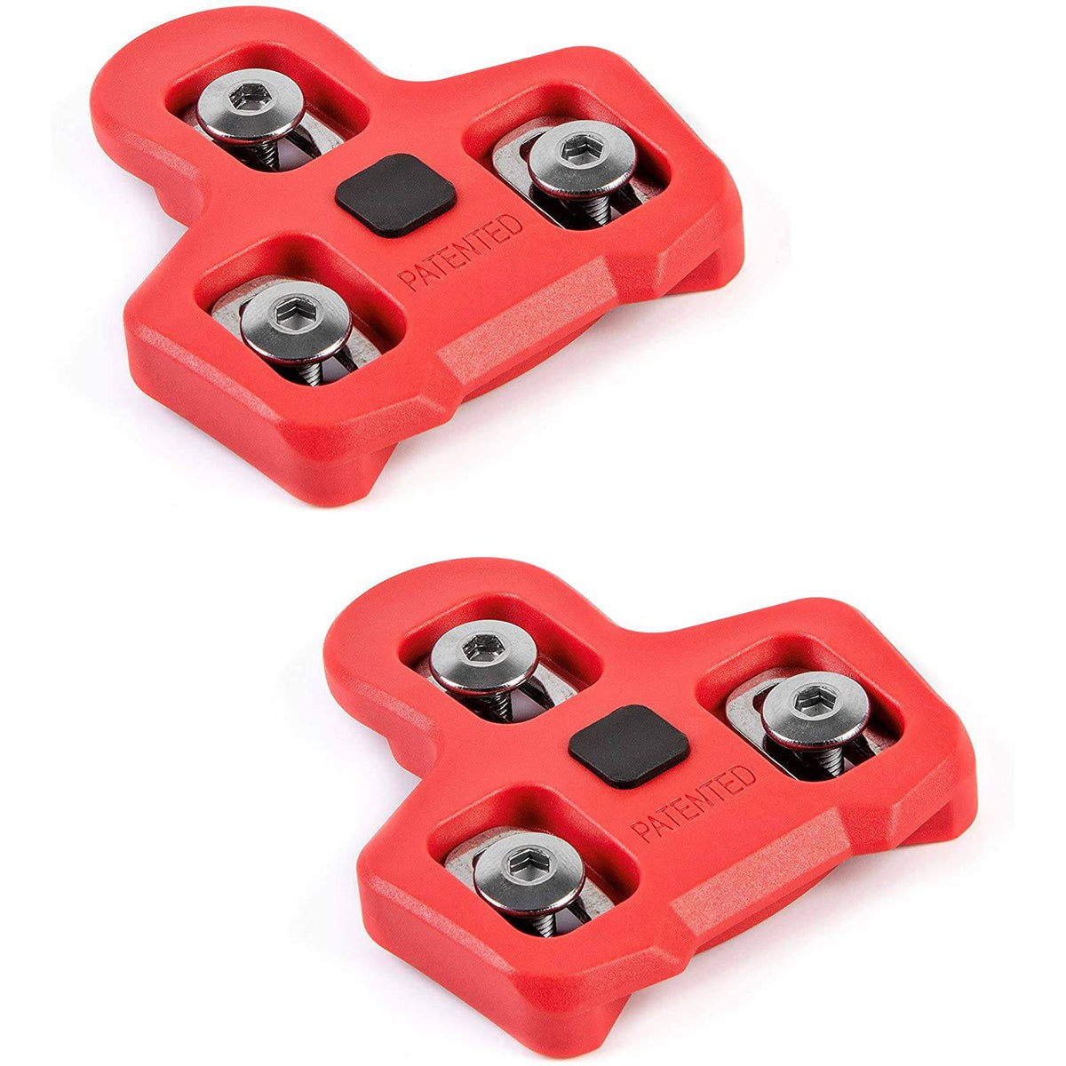 FLR Road Cleats SPD-SL C-30 - 9 Degree Float, Look Keo Compatible - Red