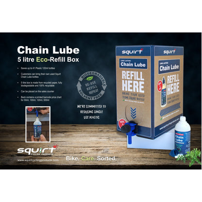 Squirt Chain Lube Eco Refill Box (5L)
