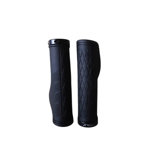 Krutials Handlebar Grips With Alloy Ring KRHG-06