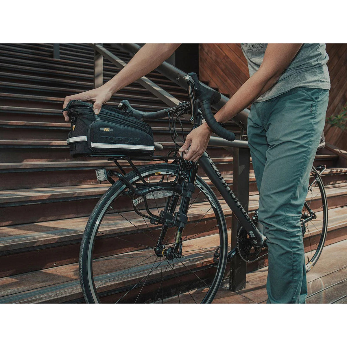 Topeak Tetrarack R1 Front Pannier Rack (Black)