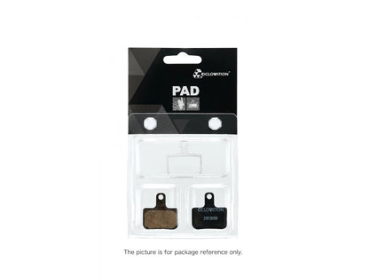 CICLOVATION Disc Brake Pad Oraganic/Steel Backplate. Shimano B01S,Tektro R A10,11 E10,11