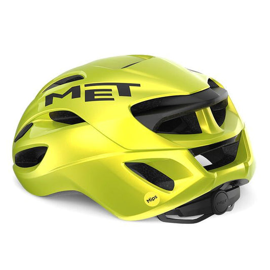 Met Rivale Mips Lime Yellow Metallic | Glossy