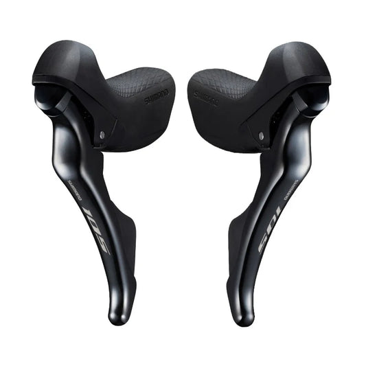 SHIMANO SHIFT/BRAKE LEVER SET, ST-R7000, 105, R AND L, 2X11-SPEED,STANDARD SHIFT/BRAKE CABLELENGTH, BLACK OUTER, BLACK