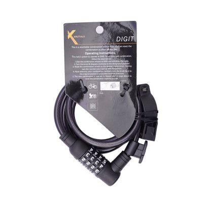 Krutials Digital (4 Digit Combination Lock) - Cable Lock