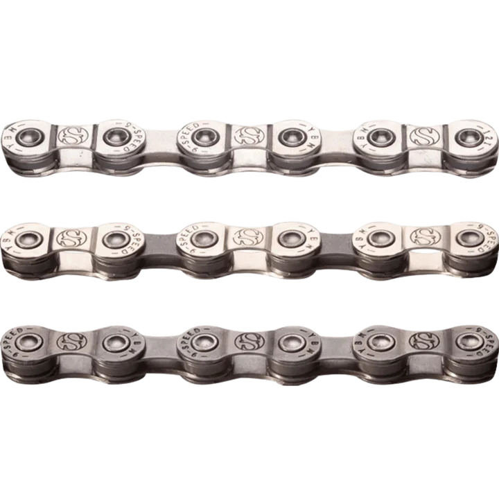 YBN chain 9 speed with quick links single polly pack