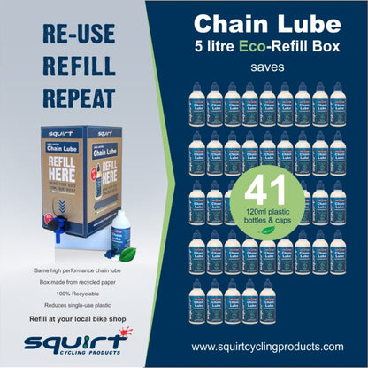 Squirt Chain Lube Eco Refill Box (5L)