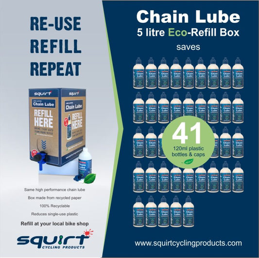 Squirt Chain Lube Eco Refill Box (5L)