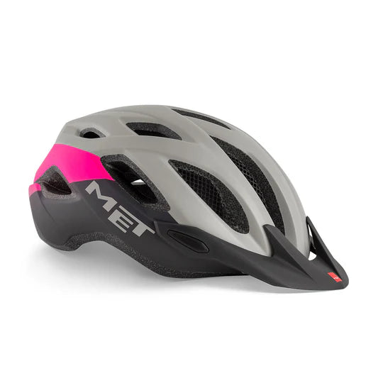 MET Crossover MTB Helmet (Black/Orange/Glossy)