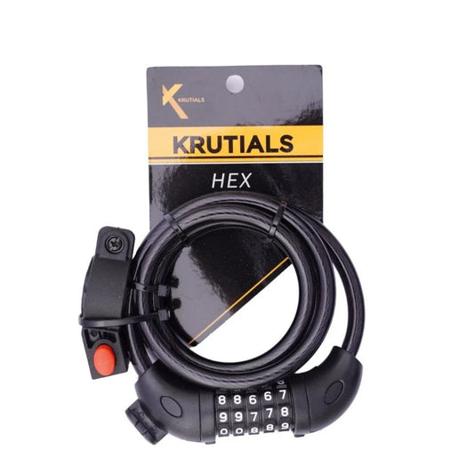 Krutials Hex (5 Digit Combination Lock) - Cable Lock