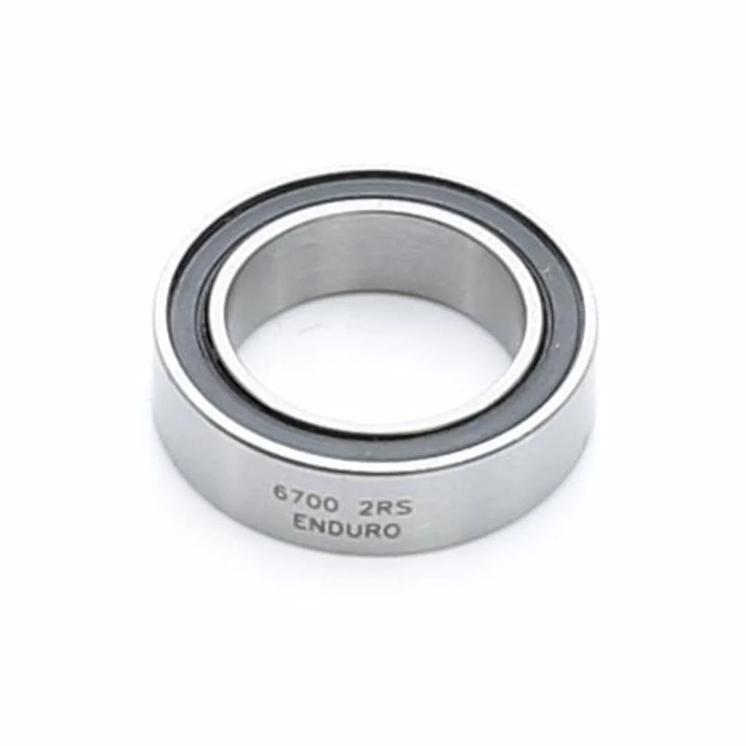 Enduro 6700 2RS - ABEC-3 Radial Bearing (C3 Clearance) - 10mm x 15mm x 4mm