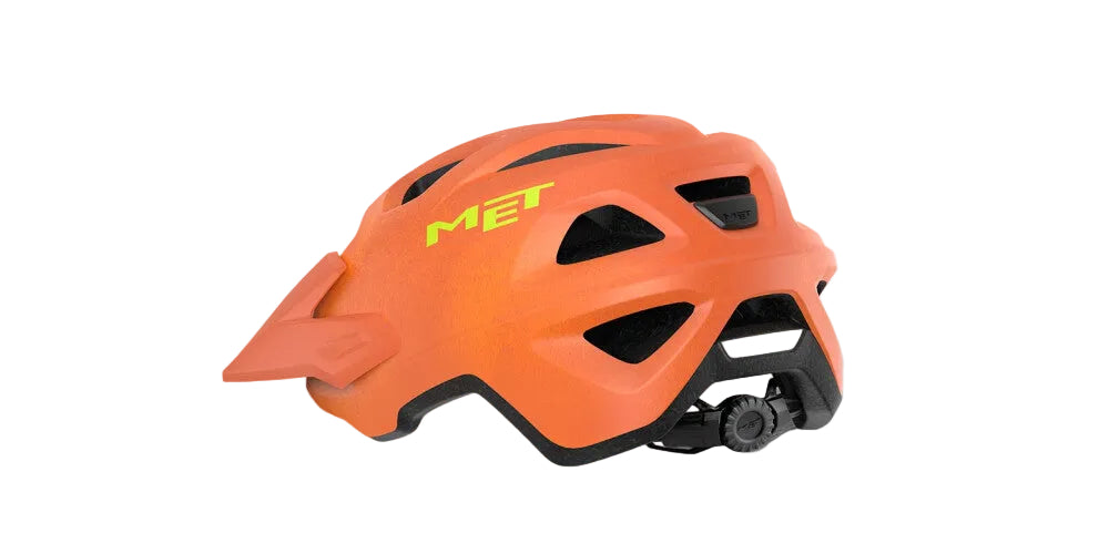 MET Eldar Orange Matt Helmet UN