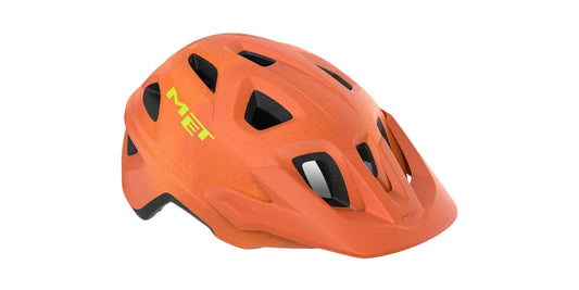 MET Eldar Orange Matt Helmet UN