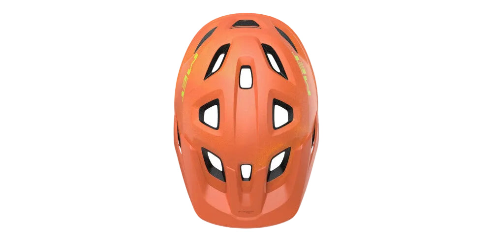 MET Eldar Orange Matt Helmet UN