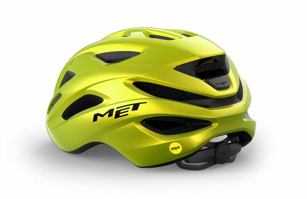 Met Idolo Mips Lime Yellow Metallic Glossy Helmet
