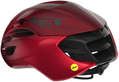 Met Manta Mips CE Red Metallic | Glossy