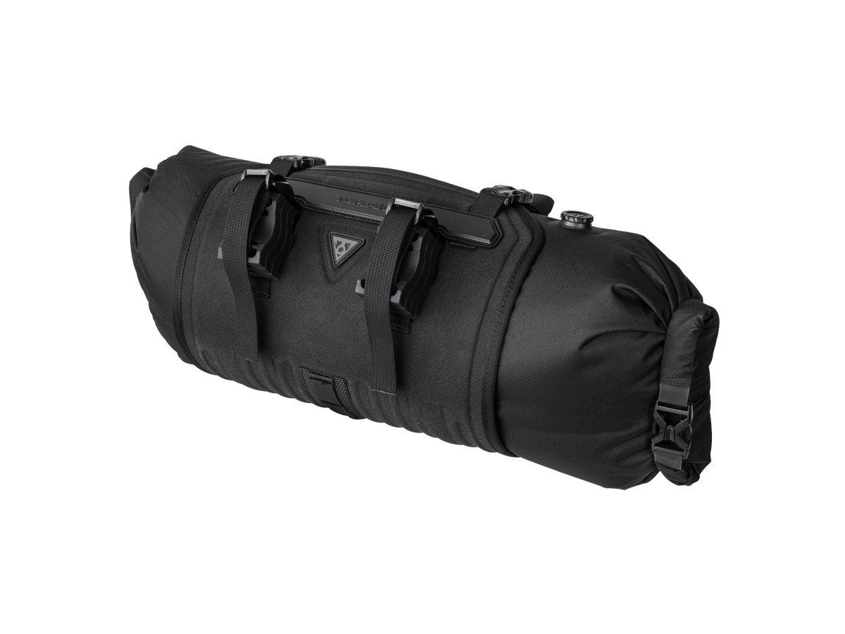 TOPEAK FRONTLOADER, HANDLEBAR MOUNT BIKEPACKING BAG, 8 LITER, W/GARY LOGO (UPDATED H/B MOUNT)