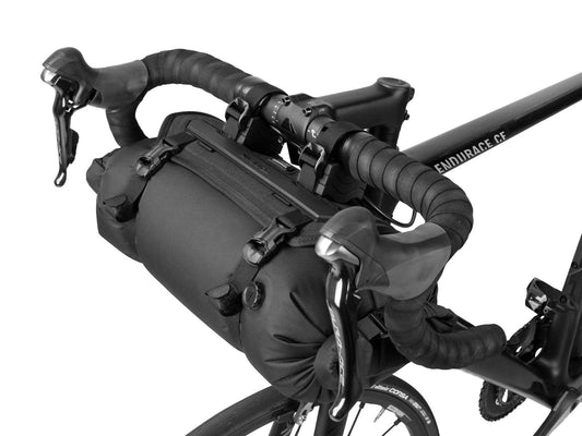TOPEAK FRONTLOADER, HANDLEBAR MOUNT BIKEPACKING BAG, 8 LITER, W/GARY LOGO (UPDATED H/B MOUNT)