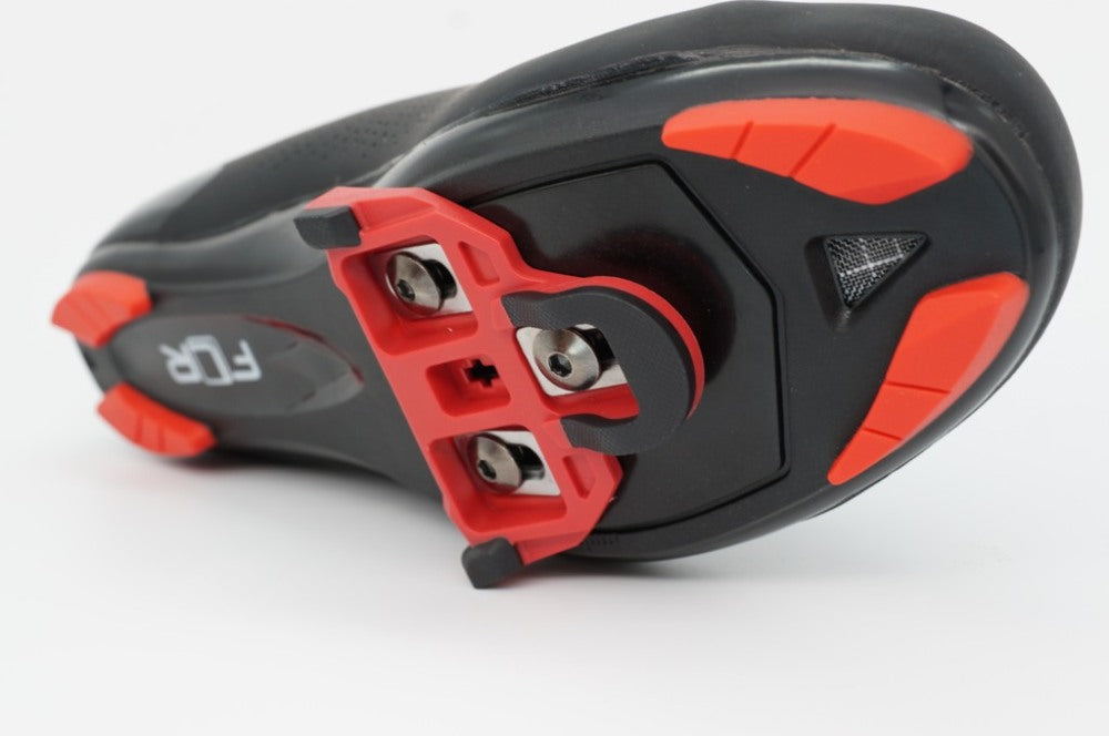 FLR Cleat 0 Degrees Of Float Compatible with SPD-SL Pedals