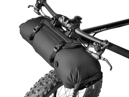 TOPEAK FRONTLOADER, HANDLEBAR MOUNT BIKEPACKING BAG, 8 LITER, W/GARY LOGO (UPDATED H/B MOUNT)