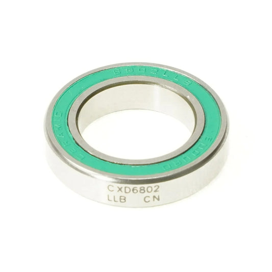 Enduro CXD 6802 LLB - XD15 Ceramic-Hybrid, ABEC-5, Radial Bearing (CN Clearance) - 15mm x 24mm x 5mm