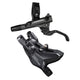 SHIMANO DISC BRAKE ASSEMBLED SET/J-kit, DEORE, BL-M6100(L), BR-M6120(F), W/O ADAPTER, RESIN PAD(W/O FIN), 1000MM HOSE(SM-BH90-SS