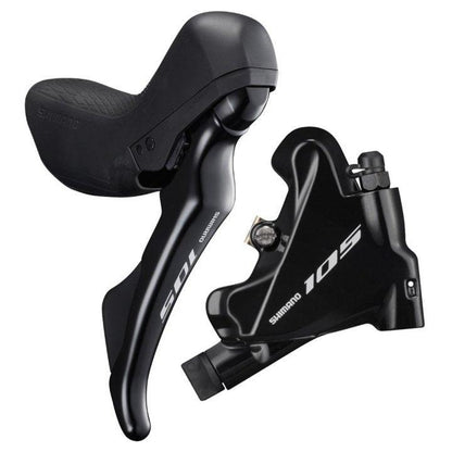 SHIMANO DISC BRAKE ASSEMBLED SET/J-kit DIRECT, ST-R7020(L),BR-R7070(F) BLACK,FOR 140MM ROTOR,RESIN(W/FIN),SL INNER 1800MM,SM-BH9