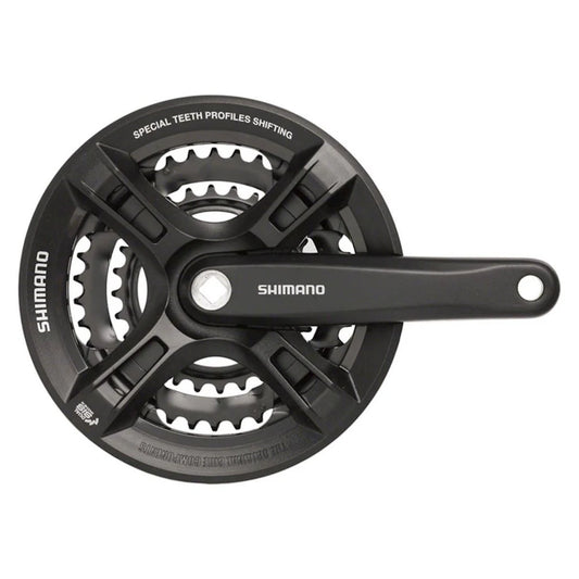 Shimano Altus FC-M311-L, 3x7/8-Speed, Square Taper (Black)