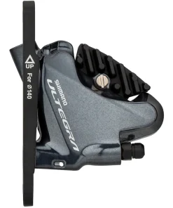 SHIMANO HYDRAULIC DISC BRAKE, BR-R8070, ULTEGRA,FRONT, FLAT MOUNT, W/BRACKET FOR 140/160MM ROTOR, W/L03A RESIN PAD(W/FIN), IND.PACK