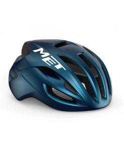 MET RIVALE MIPS CE TEAL BLUE METALLIC | GLOSSY