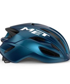 Alternative view of MET RIVALE MIPS CE TEAL BLUE METALLIC | GLOSSY