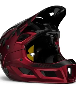 Alternative view of MET PARACHUTE MCR MIPS CE RED BLACK METALLIC | GLOSSY