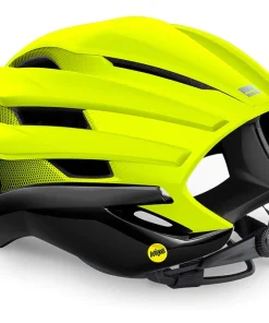 Alternative view of MET TRENTA MIPS CE BLK FLUO YELLOW / MATT GLOSSYS