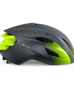 MET MANTA MIPS CE GRAY FLUO YELLOW | MATT GLOSSY