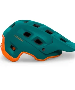 MET TERRANOVA CE ALPINE GREEN ORANGE MATT / GLOSSY