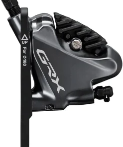 SHIMANO GRX HYDRAULIC DISC BRAKE BR-RX810, REAR, FLAT MOUNT, W/ FIXING BOLT FOR MOUNT THICKNESS 25MM ,W/O ADAPTER, W/L03A RESIN PAD(W/FIN)