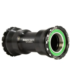 Press-In, Flanged, Double-Row, stainless steel Bottom Bracket solution for BB86/92 framesets to SRAM DUB cranksets - Black