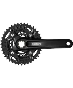 SHIMANO FRONT CHAINWHEEL FC-MT500-3, 10 SPEED, 40x30x22T, 170MM, W/O CG, FOR CHAIN LINE 50MM BLACK