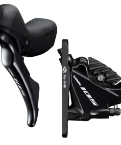 SHIMANO DISC BRAKE ASSEMBLED SET/J-kit DIRECT, ST-R7020(L),BR-R7070(F) BLACK,FOR 140MM ROTOR,RESIN(W/FIN),SL INNER 1800MM,SM-BH90 1000MM,OT-SP41 600MM,IND.PACK