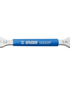 Double sided spoke wrench 4x4,4