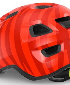 Alternative view of MET Hooray helmet (Red Zebra glossy)
