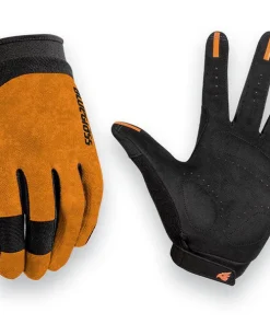 Bluegrass React Unisex Cycling Gloves (Orange)