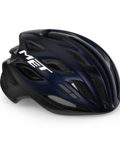 Alternative view of MET Helmet ESTRO MIPS Blue Pearl Black/Glossy Bicycle Helmet