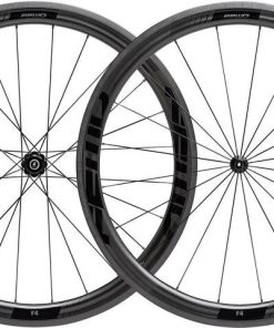 FFWD F4R FCC Carbon Tubeless Ready Rim Brake Wheel - Shimano (Matt Black)